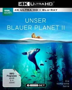 UNSER BLAUER PLANET II KOMPLETTE SERIE...3 BLU RAY 4K ULTRA HD+ 3 BLU RAY 2D - Bild 1 von 1