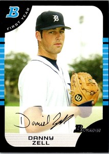 2005 Bowman Danny Zell #231 Detroit Tigers