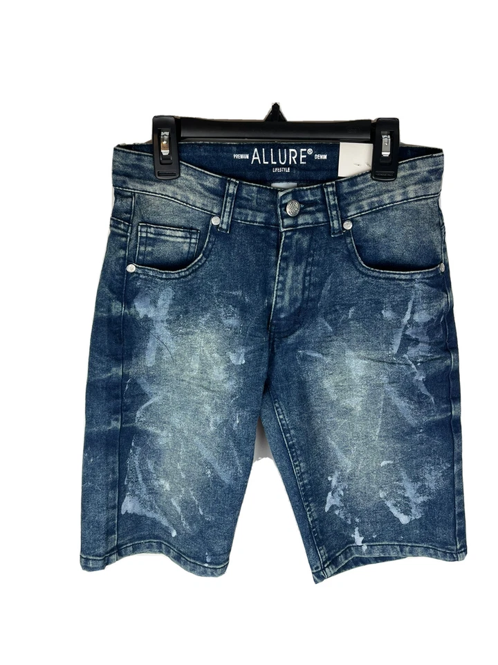 Pantalones Cortos Allure Denim Pintura Manchada Talla 3 Nuevos con Etiquetas Foto 1 de 4