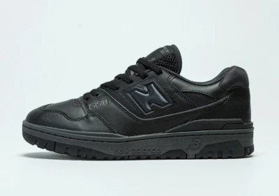 New Balance 550 Triple Black Men's Sneakers - Image 1 of 4
