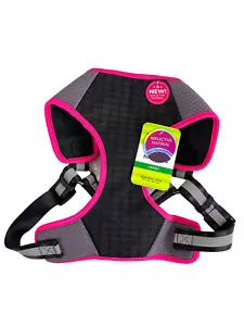 New Top Paw Adjustable Pet Harness Dog Neon Pink Black Reflective Size Large - Picture 1 of 5