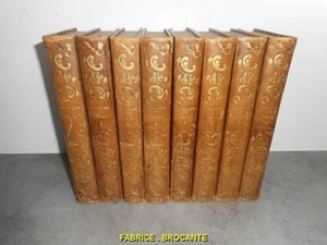 Series of 8 Books Works by Voltaire 1838 - Picture 1 of 12