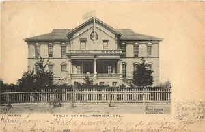 UDB Postcard; Benicia CA Public School, Solano County, FJ Stumm, Posted 1907 - Picture 1 of 2