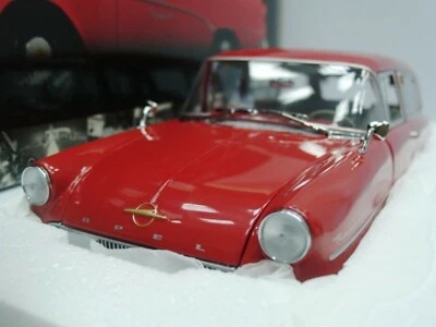 WOW EXTREMELY RARE Opel Rekord P1 Caravan 1957 Fire Brg 1:18 Minichamps-Auto Art - Image 1 of 4