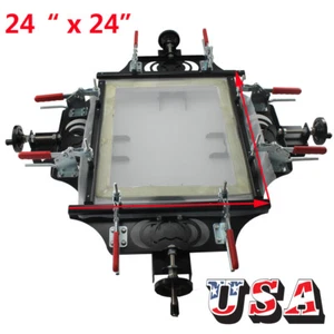 24" x 24" Manual Screen Frame Stretcher Screen Printing Tension Tool Design - Bild 1 von 12
