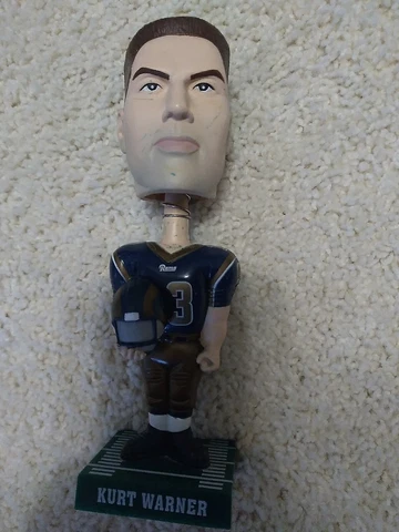 Kurt Warner St. Louis Rams Bobblehead No Box Cover