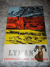 Vintage Original Lyman Products for Shooters, sights, scopes 23-page booklet