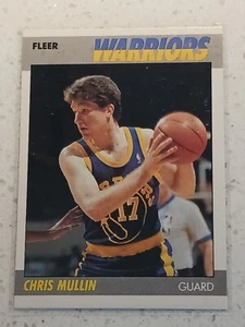 1987-88 Fleer Basketball Chris Mullin #77 Golden State Warriors VINTAGE! - Picture 1 of 2