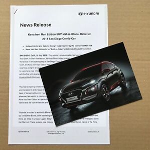 Hyundai Kona Iron Man Edition Press Photograph + Release