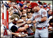 Mike Trout 2020 Topps Short Print Variations 5x7 #1 18/49 Angels