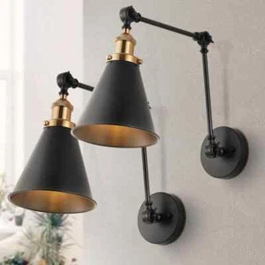 JONATHAN Y Rover 7 in. Adjustable Classic Glam Arm Metal LED Wall Sconce (2 PK) - Picture 1 of 15