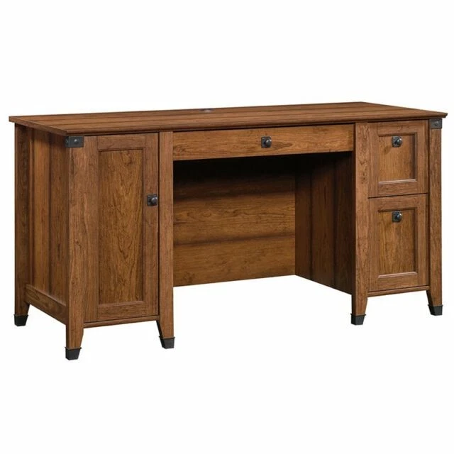 Carson Forge Computer Desk - Washington Cherry