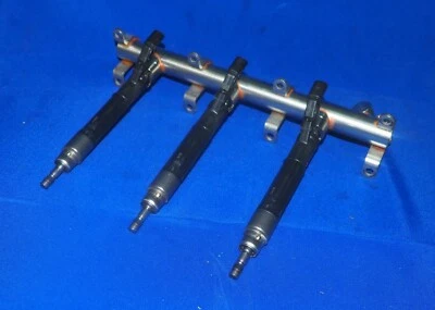 2019-2023 Audi A6 A7 A8 Q7 Q8 3.0L TURBO Set Of 3 Injectors W/Rail W/Warranty - Image 1 of 4
