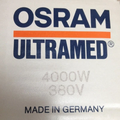 OSRAM ULTRAMED UV-HOCHDRUCKSTRAHLER 4000W 380V HALOGEN-METALLDAMPF-STRAHLER LAMP - Bild 1 von 4