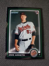 2010 Bowman Chrome Draft JAKE ARRIETA #BDP41 Orioles RC Rookie