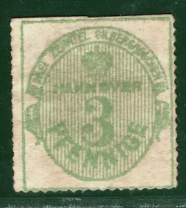 Germany States HANNOVER Stamp 3pf Mint MNG RGREEN69 - Picture 1 of 6