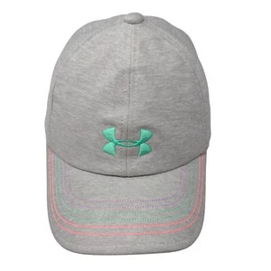 Under Armour Youth Strapback Hat Gray OSFA Free Fit Adjustable Embroidered - Picture 1 of 9