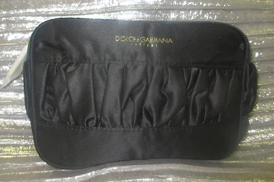 Bolso DOLCE & GABBANA SATINADO ACOLCHADO negro de la colección PARFUMS... ¡Nuevo! Foto 1 de 4