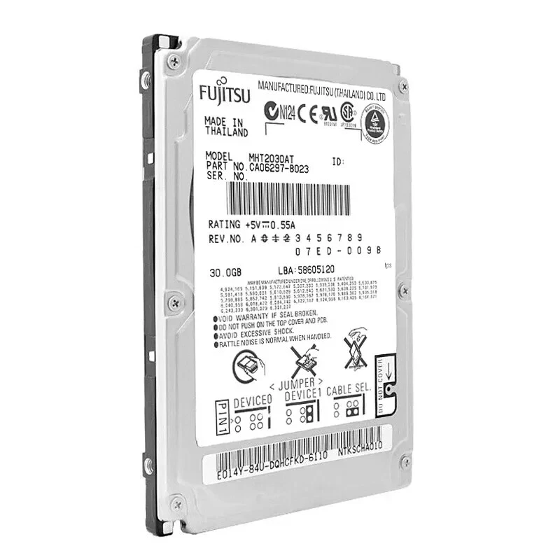 MHT2030AT Fujitsu 30GB 4200RPM ATA 2.5" Inch Hard Drive HDD - Image 1 of 1