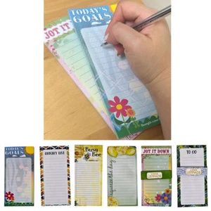 6 Pc Writing Notepads Memo Pads Note Pad 60 Sheets Grocery Shopping To Do List - Picture 1 of 1