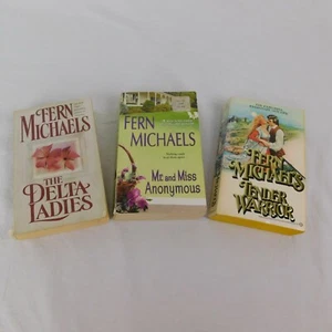 Lot of 3 Fern Michaels Paperbacks Romance Mr Miss Anonymous Tender Warrior Delta - Imagen 1 de 12
