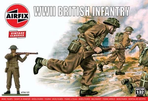 Airfix A02718V 1:32 Fanteria Britannica (WWII) Serie Classica Vintage - Foto 1 di 2