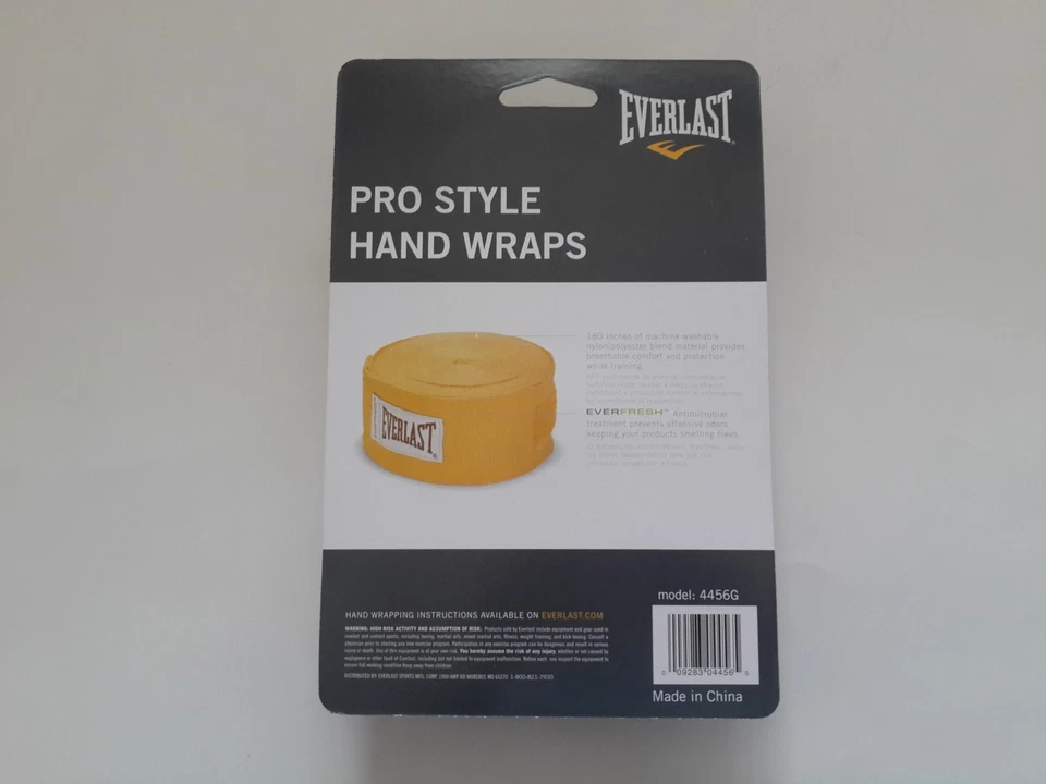 Everlast Pro Style Hand Wraps 4456 Boxing Fitness MMA Training Adult 180"/4.6m - Image 1 of 1