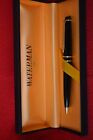 Waterman Expert Ballpoint Pen Black & Gold   Back Ink In Box  Old Style  Mint *