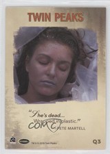 2018 Rittenhouse Twin Peaks Quotable The One Armed Man Pete Martell #Q3 10a3