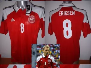 Denmark ERIKSEN Adidas BNWT Medium Small Shirt Jersey Soccer Tottenham Hotspur - Picture 1 of 4