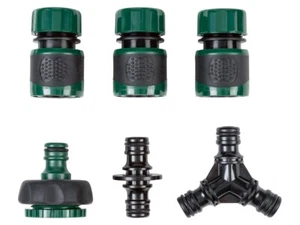 Parkside Bewässerungsanschlüsse 6-teilig mit Y-Kupplung Garten Bewässerung - Bild 1 von 2