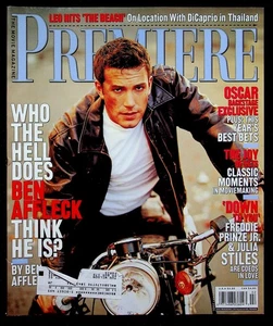 Premiere Movie Magazine FEBRUARY 2000 Ben Affleck Leo DiCaprio Freddie Prinze Jr - Picture 1 of 4