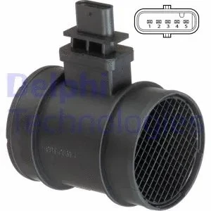 AIR MASS SENSOR FITS: OPEL VAUXHALL MERIVA A MPV 1.7 CDTI  I - Image 1 of 3