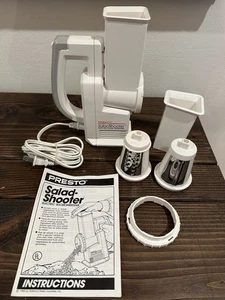 PRESTO Salad Shooter Model # 0291001 WORKS GREAT! CLEAN! Tested Vtg Free Ship! - Picture 1 of 7