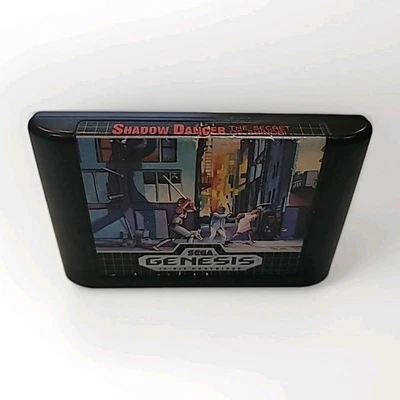 Shadow Dancer: The Secret of Shinobi (Sega Genesis, 1990) Game Only  - Image 1 of 3
