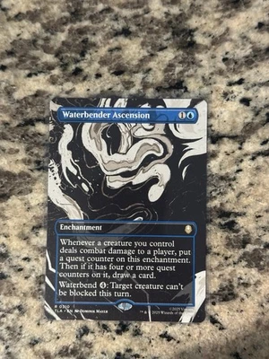 x1 Waterbender Ascension - Borderless R MTG Avatar: The Last Airbender M/NM, Eng - Image 1 of 2