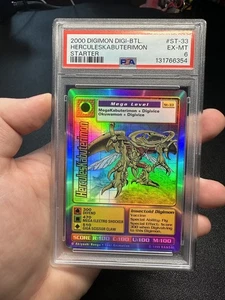 2000 Digimon Digi-Battle Starter #ST-33 Herculeskabuterimon PSA 6 - Bild 1 von 2