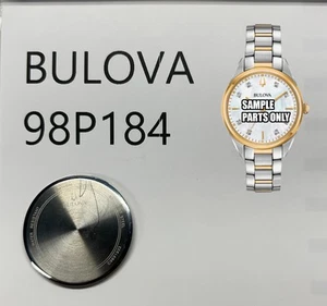 Bulova Sutton Case Back Stainless Steel ONLY - Replacement Watch Part 98P184 - Picture 1 of 1