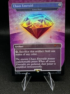 MTG Sonic x Secret Lair Chaos Emerald (Lotus Petal) Purple 7034 - Foil - MINT!!! - Picture 1 of 7