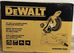 DEWALT DWS716 120V 15 Amp Double-Bevel Compound 12" Corded Miter Saw - Picture 1 of 8