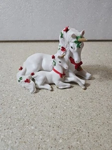 Princeton Gallery Yuletide Blessing Unicorn 1992 - Picture 1 of 8