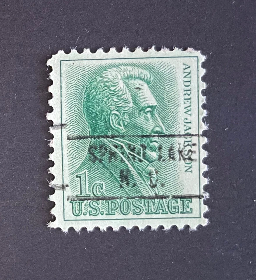 Spring Lake, North Carolina Type 748 Precancel - 1 cent Jackson - U.S. #1209  NC - Image 1 of 1