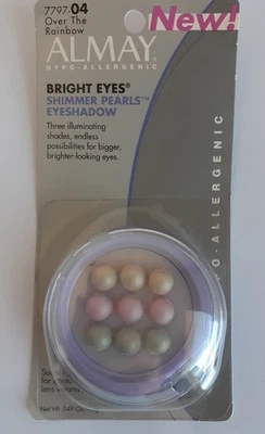 ALMAY Bright Eyes Shimmer Pearls Eyeshadow 04 Over The Rainbow .049 oz NIB NEW - Image 1 of 4