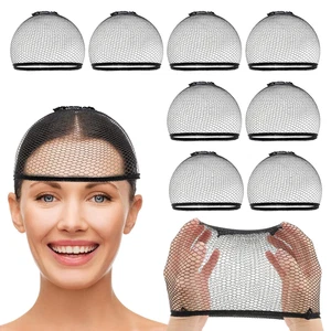 10 Pezzi Tappi Parrucca Maglia Estremità Chiusa Rete Capelli Calza Antiscivolo Tessitura - Foto 1 di 12