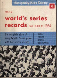 1955 TSN, World Series Records baseball book New York Giants' Fans - Picture 1 of 1