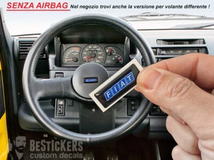 Fiat Five Hundred YOUNG 900 Cat Flying Horn Horning Logo WITHOUT AIRBAG - Picture 1 of 1