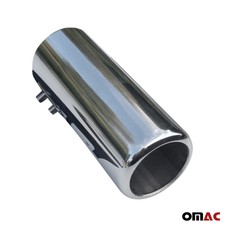Auspuffblende Endrohr Single Output für VW Bora Beetle Polo Lupo Eos Fox 60mm