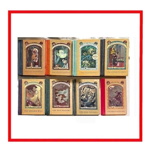 Lot 8 A Series of Unfortunate Events Books 1 3 4 5 6 7 8 11 Lemony Snicket 1stEd - Imagen 1 de 24