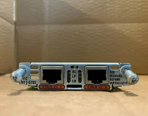Laboratorio de voz y colaboración Cisco VWIC-2MFT-G703 (VWIC-2MFT-G703) CCNA CCNP CCIE - Imagen 1 de 6
