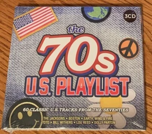 VARIOUS ARTISTS "THE 70's U.S PLAYLIST" NEW ORIGINAL 2017 UK 3CD ALBUM IMPORT - Imagen 1 de 2